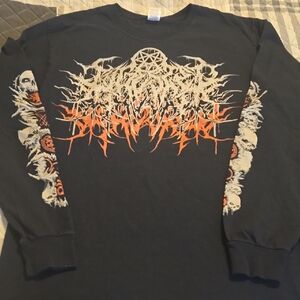 INGESTED Long Sleeve Black Shirt